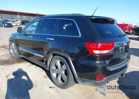 2012 Jeep Grand Cherokee Overland z USA, uszkodzony, nr VIN 1C4RJFCT4CC128399